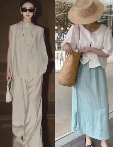 夏天衣服别买过多，样式好看、组合洋气，get自然舒适的高级美